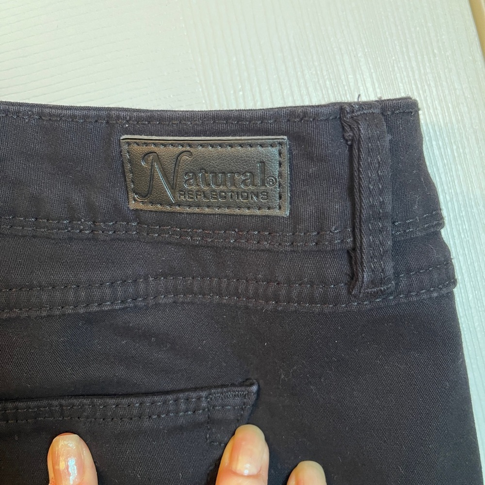 Natural Reflections Comfort Stretch Flannel Lined Black Pants Classic Fit‎ 16 - Picture 7 of 9